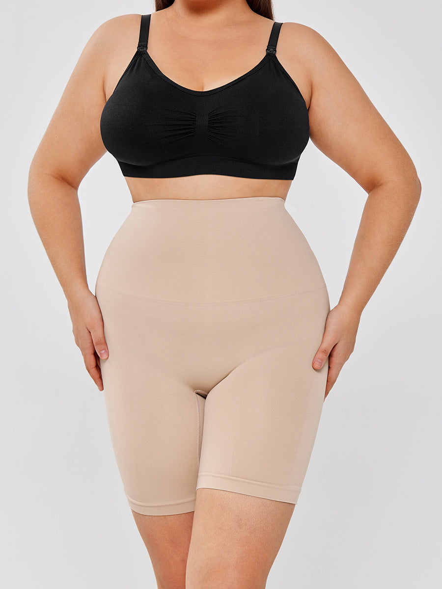 High-Waisted Body Shaper Shorts