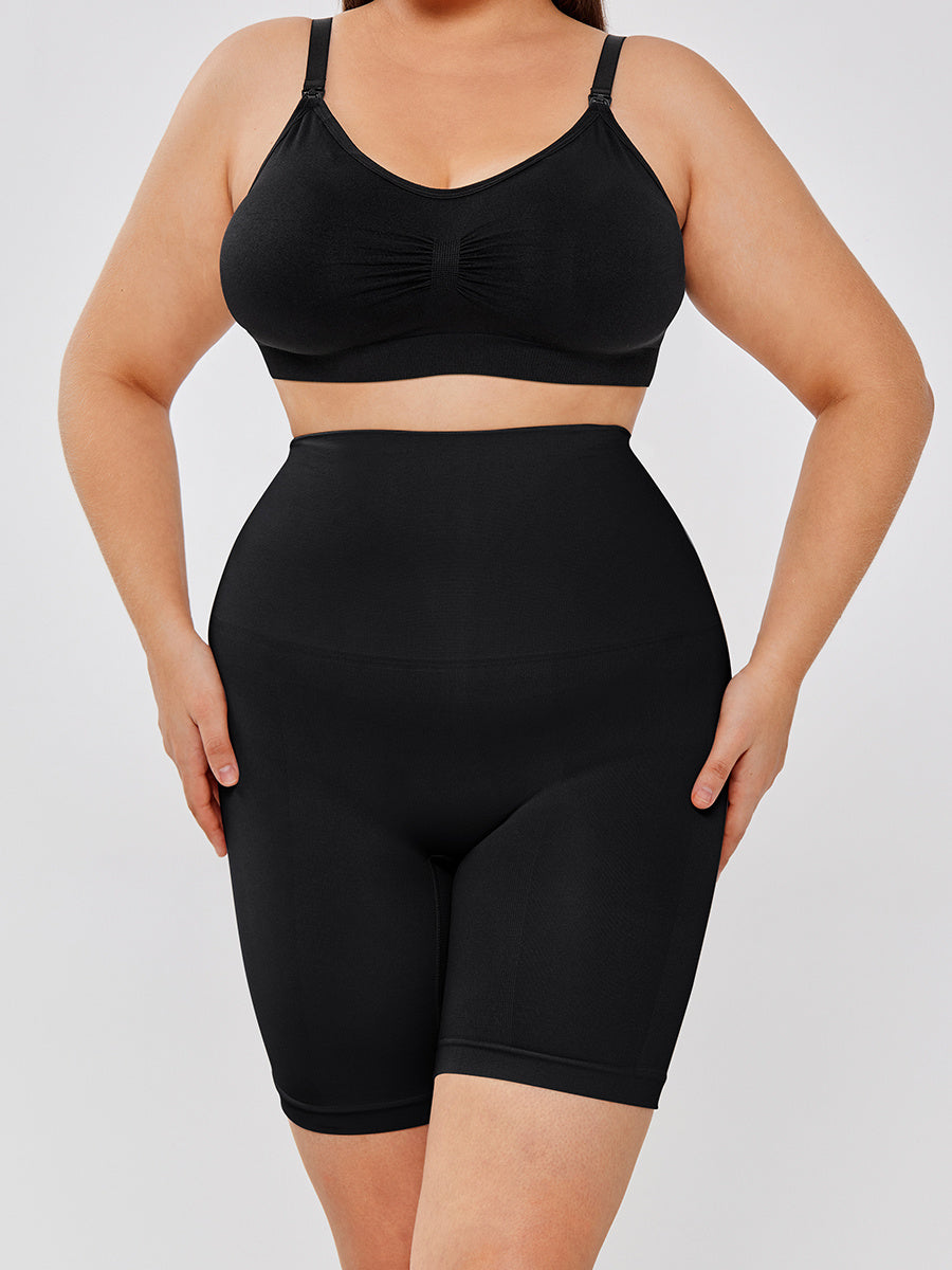 High-Waisted Body Shaper Shorts