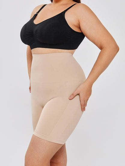 High-Waisted Body Shaper Shorts